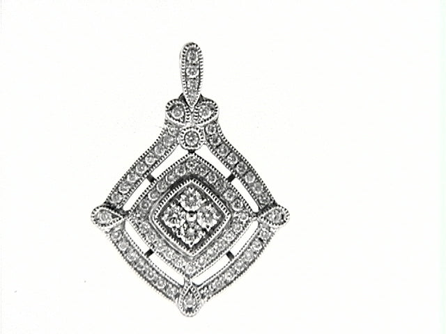 Venetti Vintage Style Halo Pendant