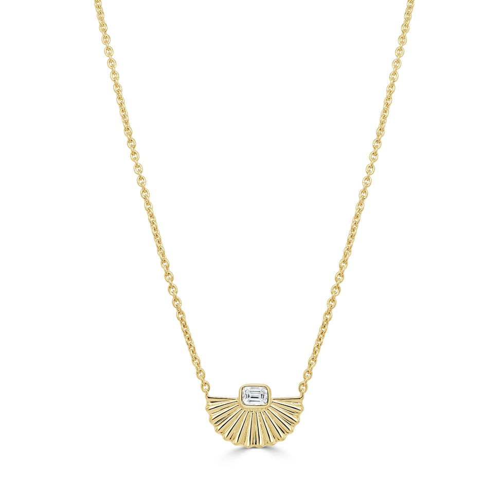 Sabrina Designs Diamond Fan Necklace