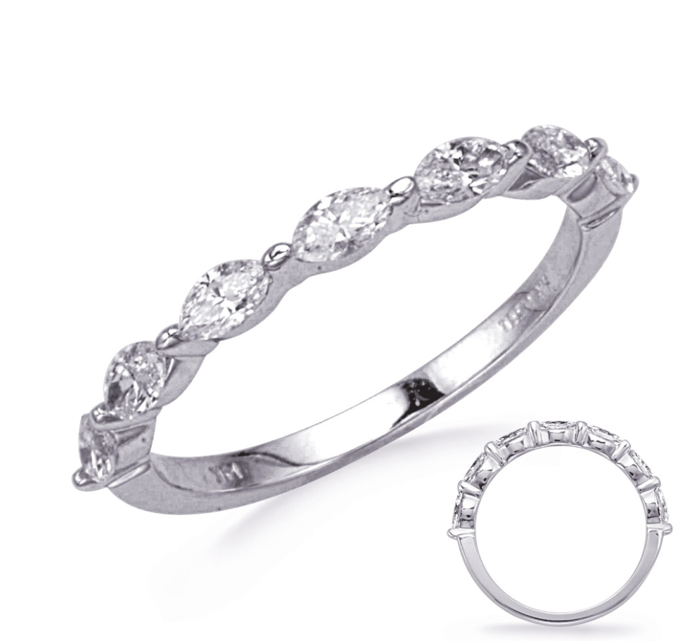 S.Kashi Marquise Diamond Anniversary Band
