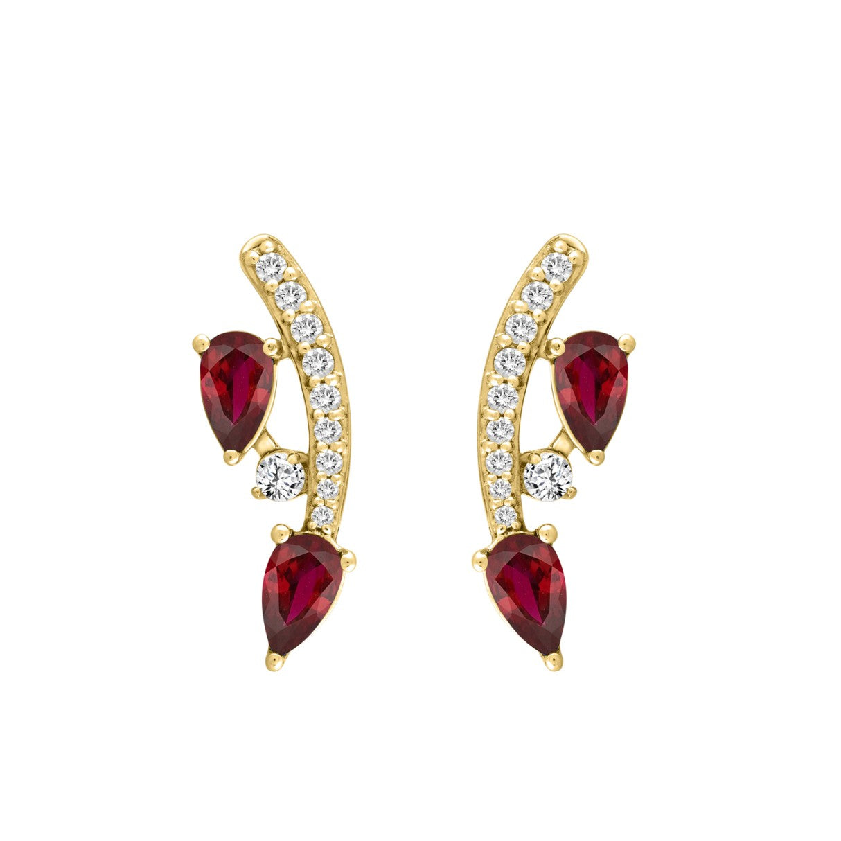Ethos Ruby Earrings