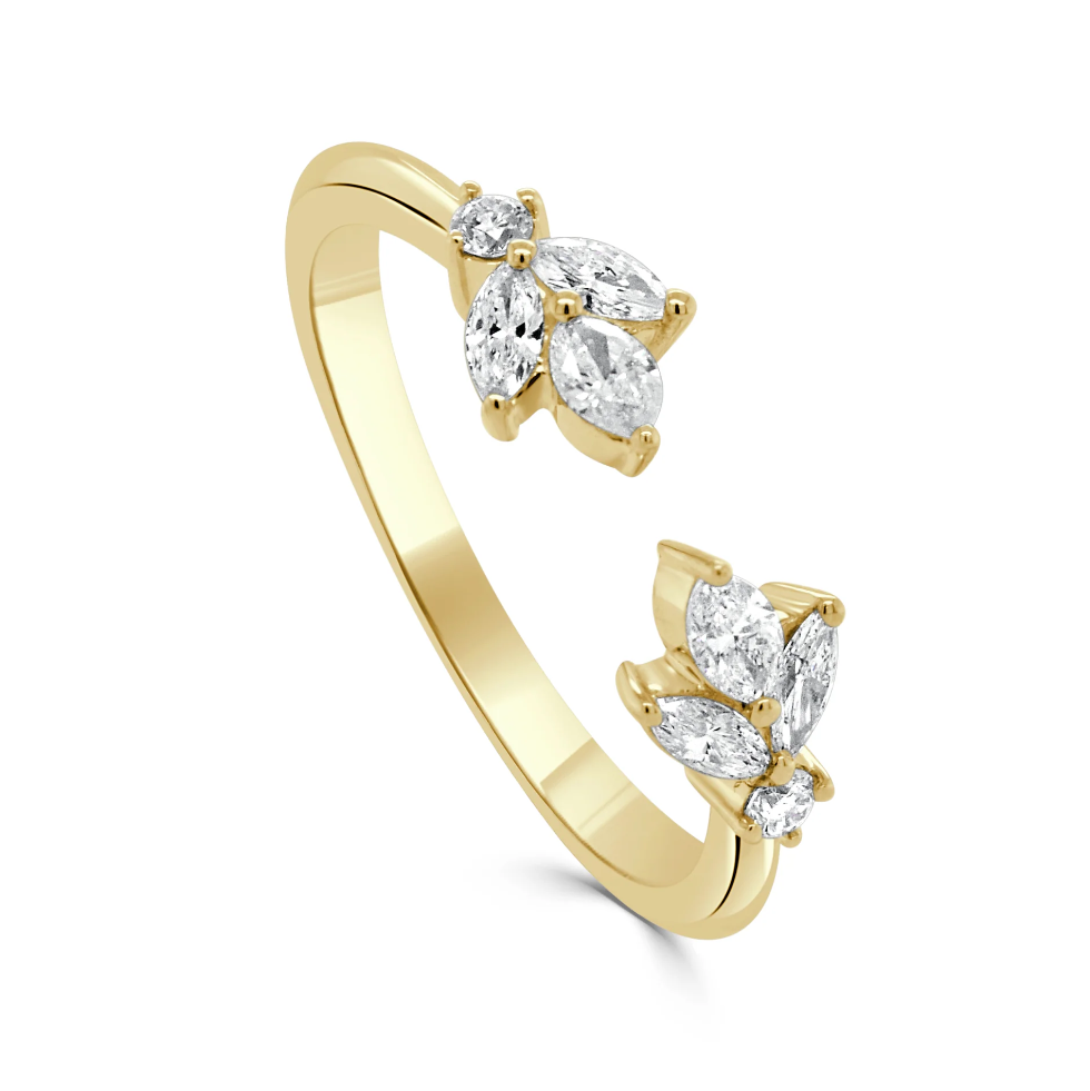 Sabrina Design Open Flower Ring