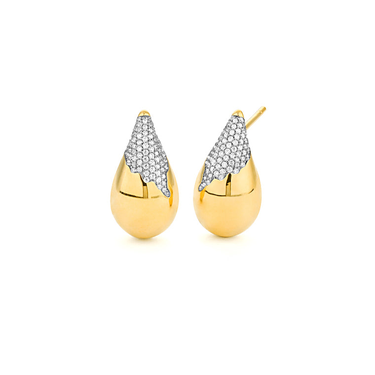Facet Barcelona Diamond Teardrop Earrings