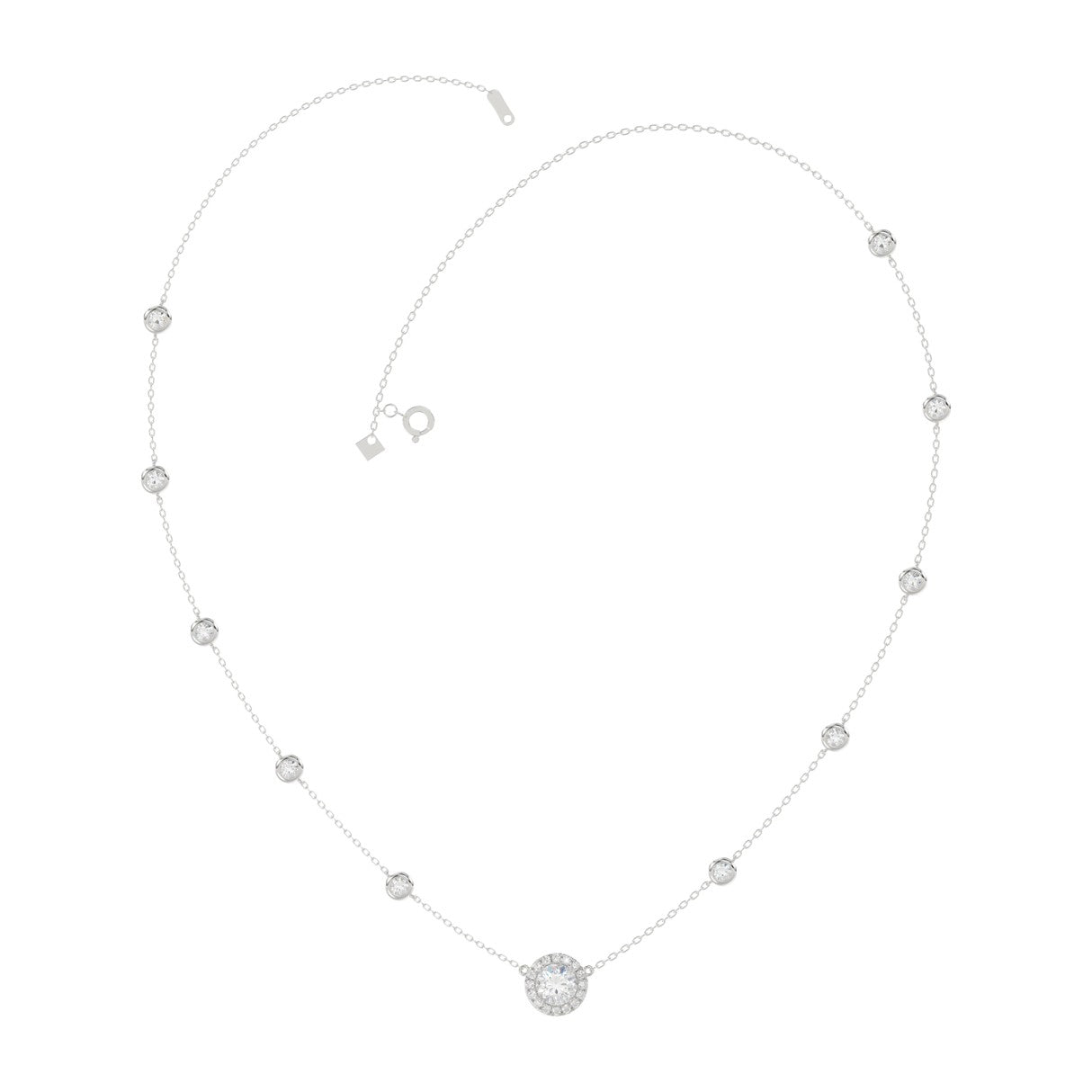 Ethos Lab Diamond Station Necklace