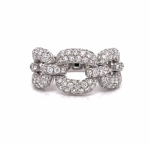 Almor Designs Chain Link Diamond Ring