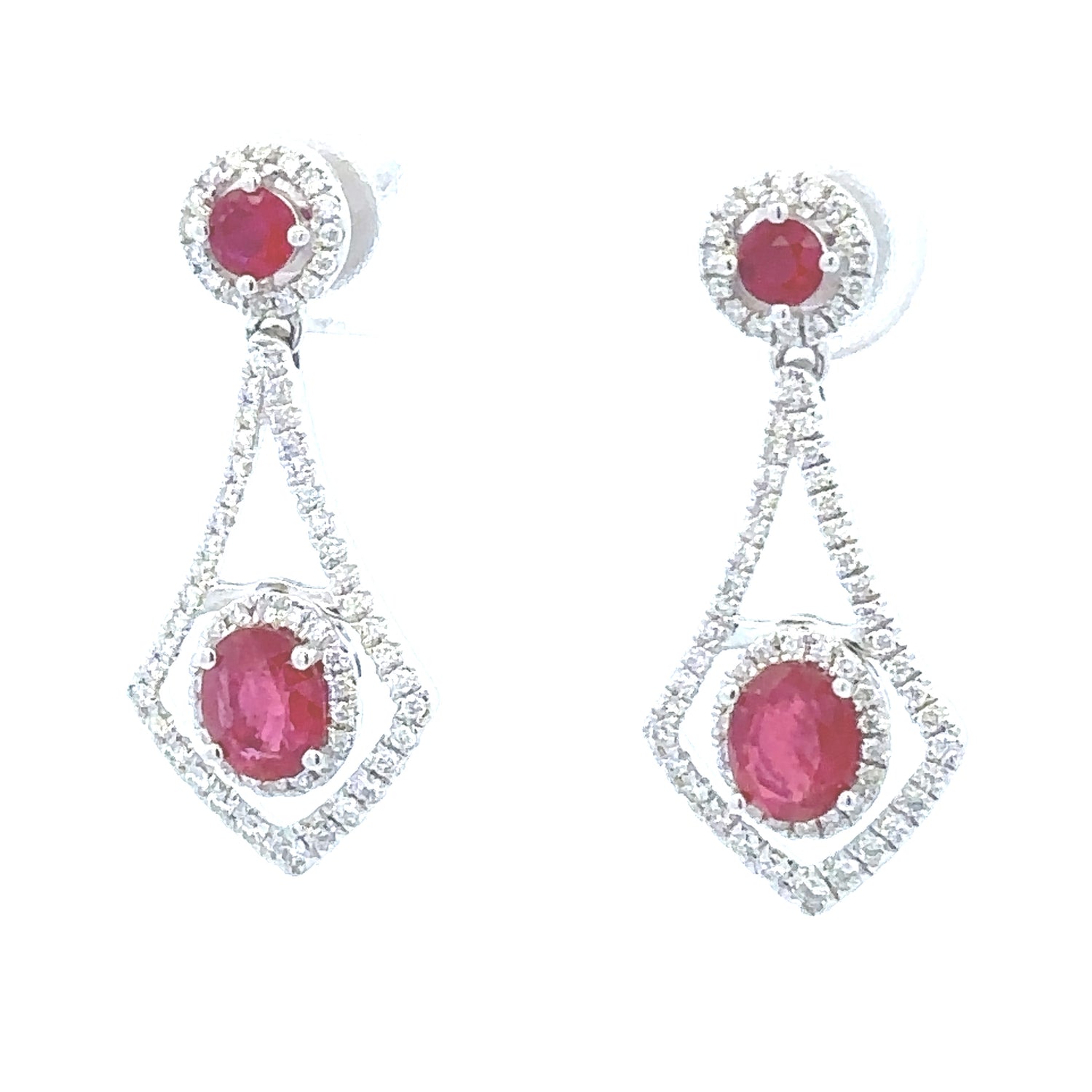 Ruby Fashion Earrings