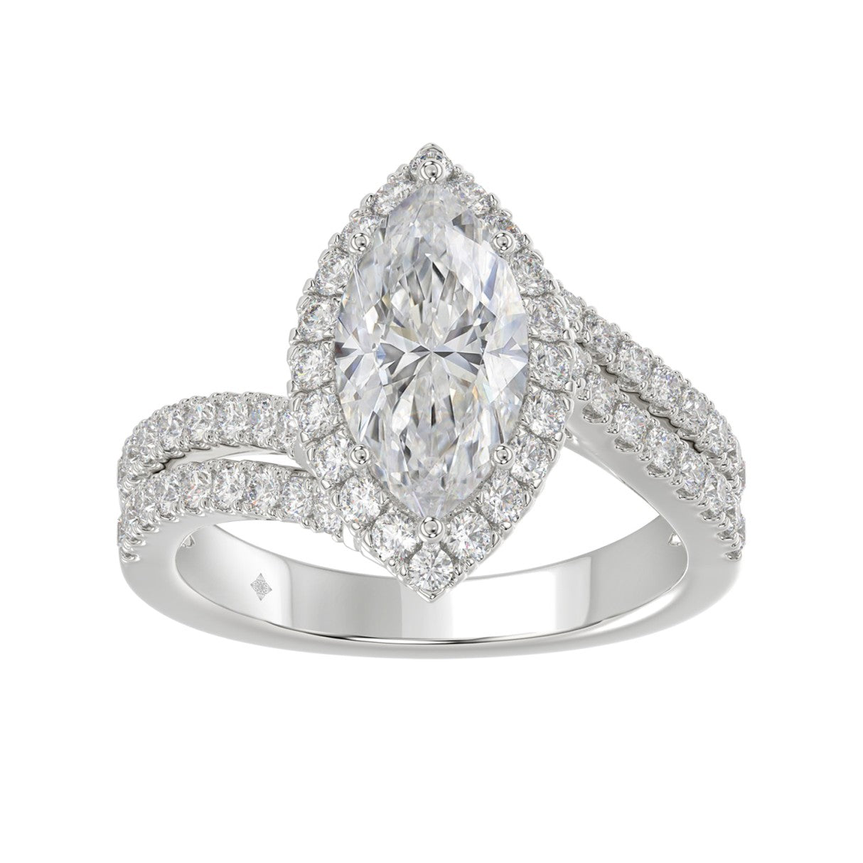 Ethos Diamond Bypass Ring