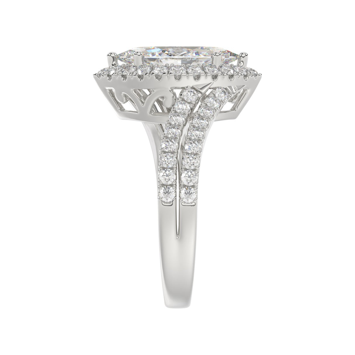 Ethos Diamond Bypass Ring