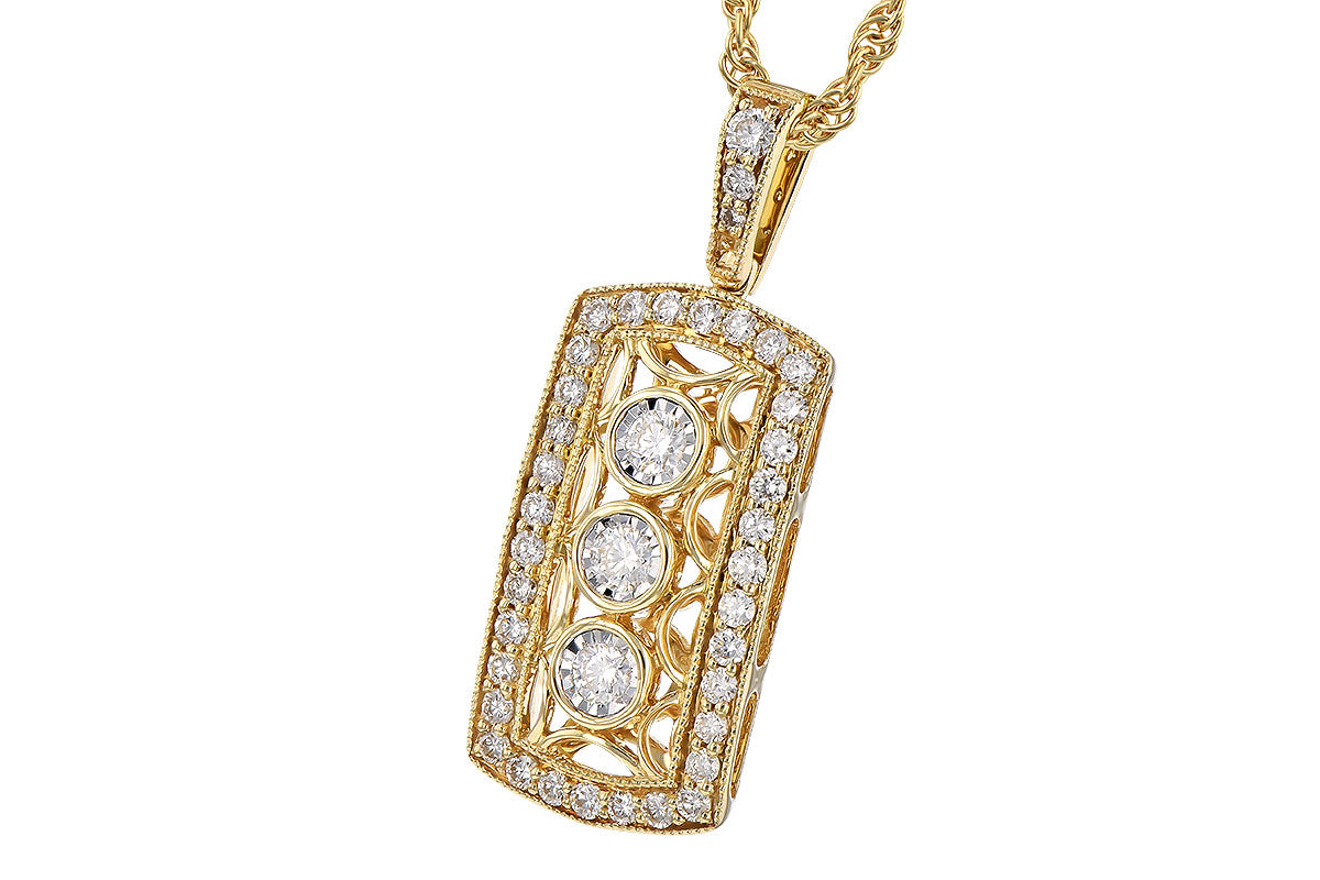 Allison Kaufman Diamond Filigree Pendant