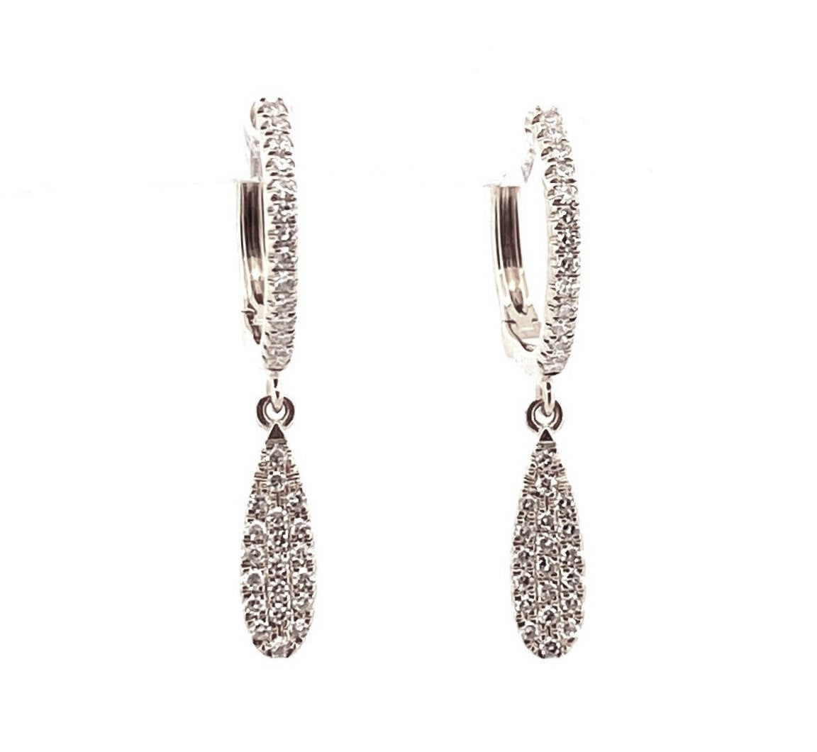 Venetti Diamond Teardrop Earrings