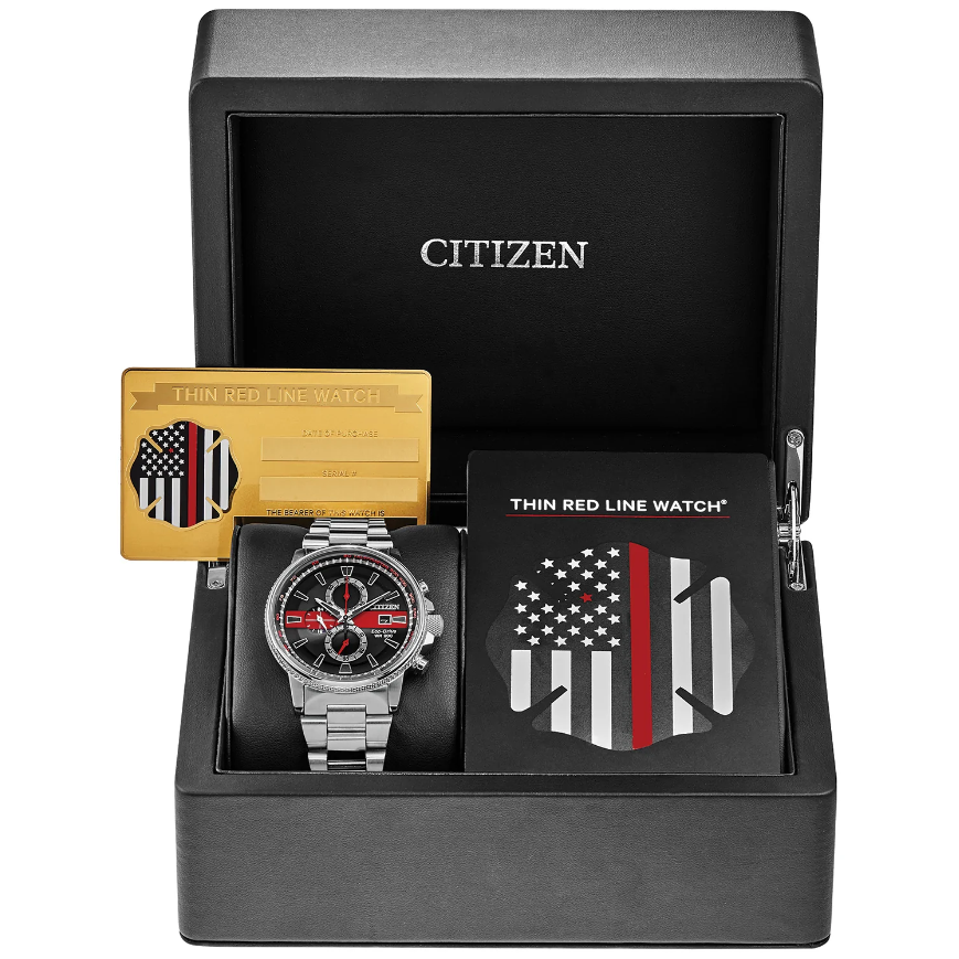 Citizen Thin Red Line Watch for Men