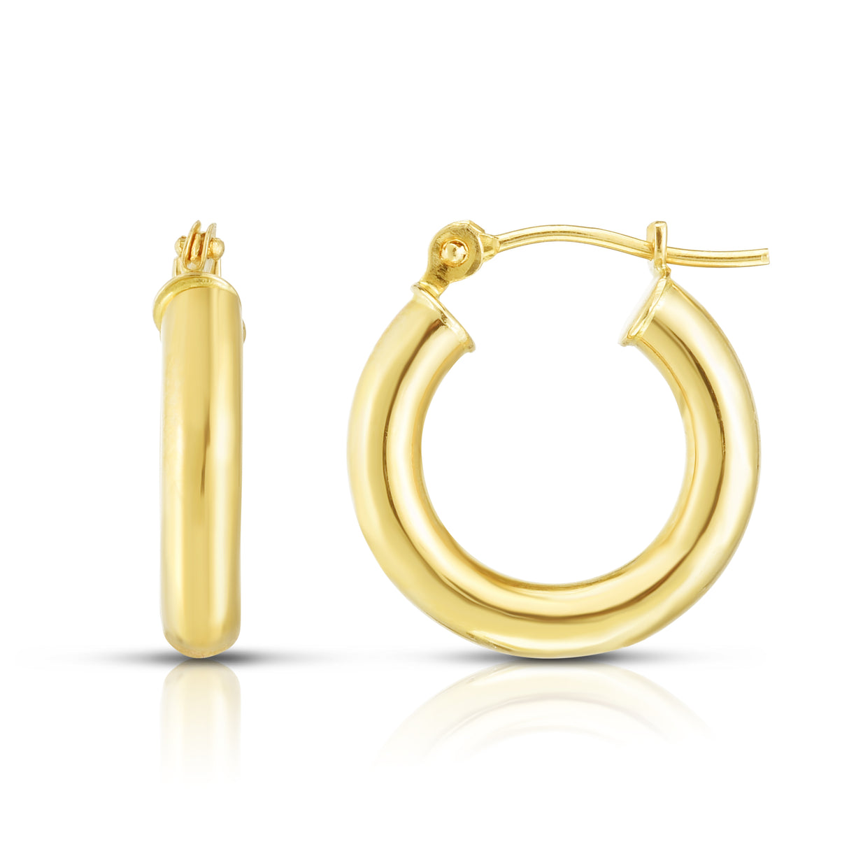 Royal Chain Small Hoop Earrings