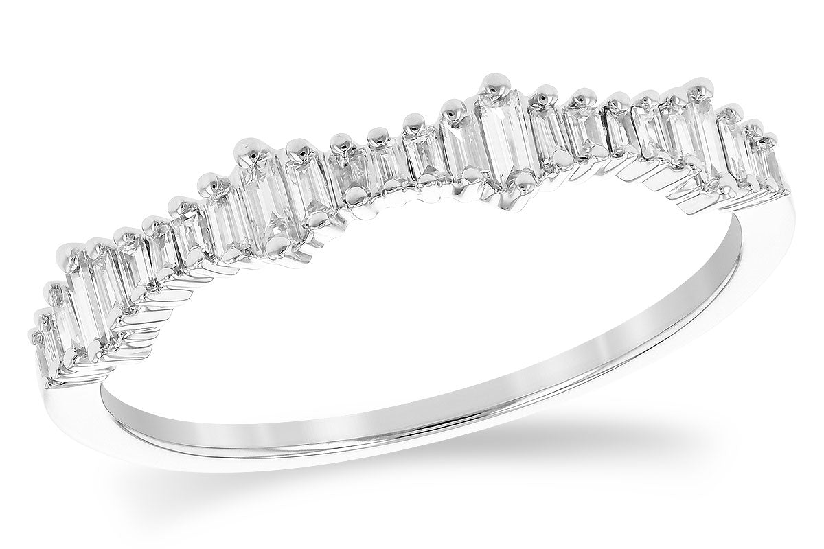 Allison Kaufman Baguette Diamond Stackable Ring