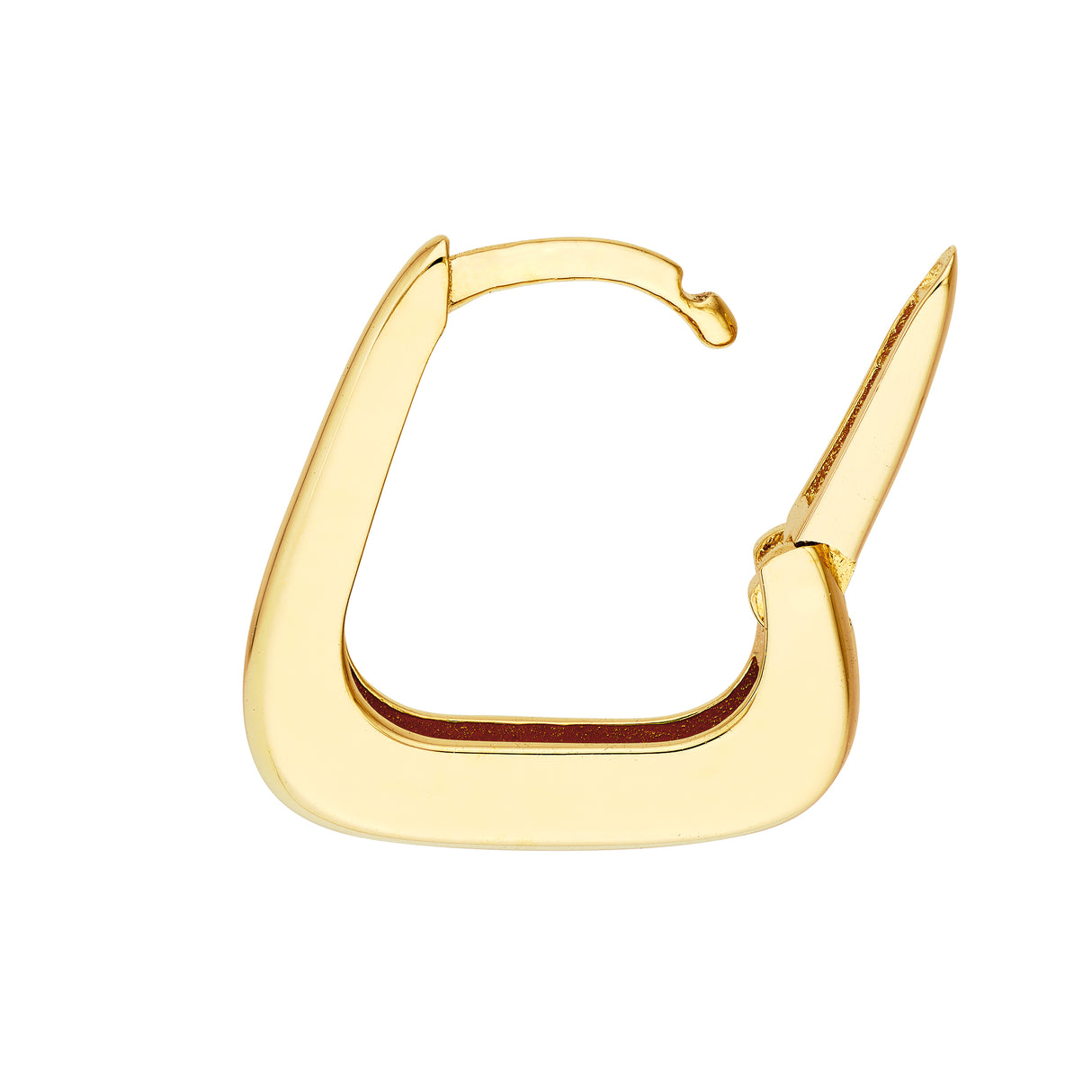 Midas Squared-Off Tapered Hoop Earrings