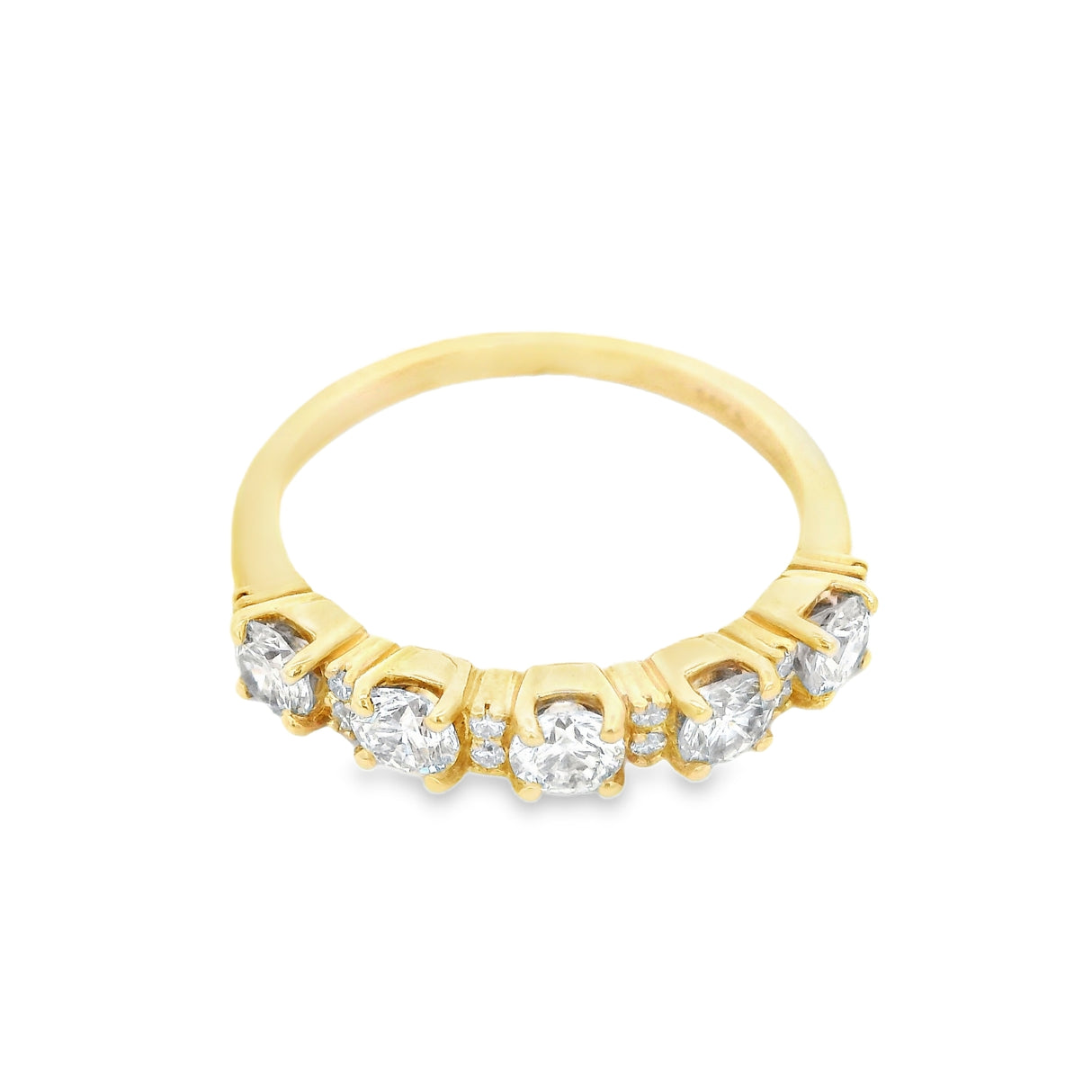 Whitestone Five Stone Diamond Anniversary Band