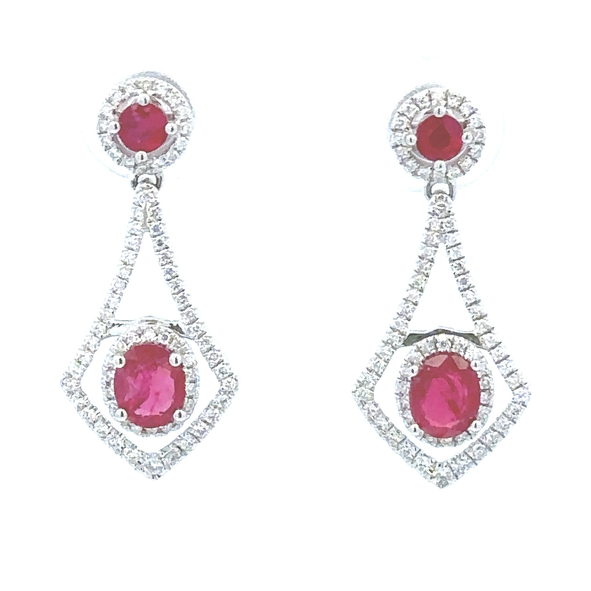 Ruby Fashion Earrings