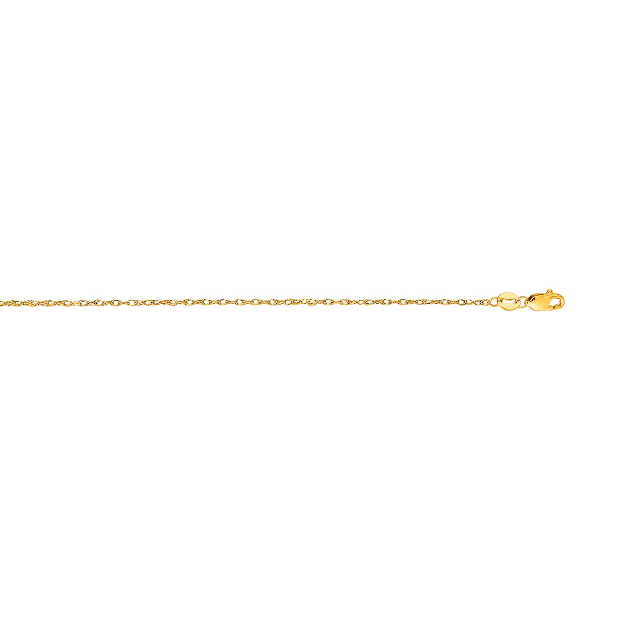 14k 18" .85 mm gold chain