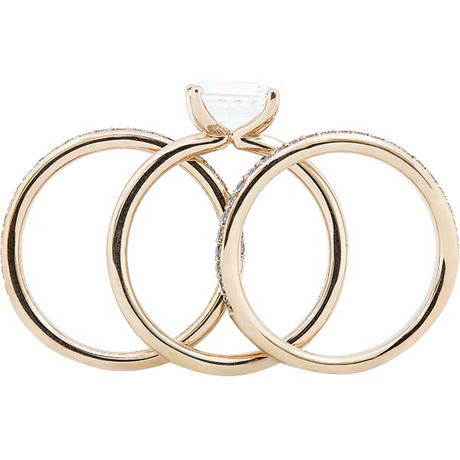 Rego Rose Gold Diamond Anniversery Band