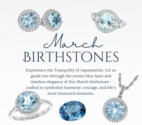 March Birthstone Jewelry Guide: Aquamarine’s Serene Blue Beauty