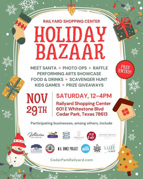 Holiday Bazaar @ Cedar Park Railyard