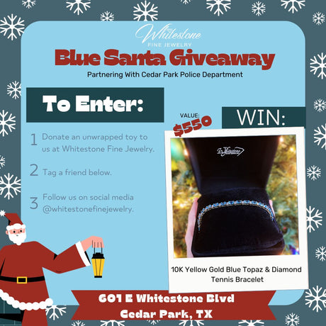 Blue Santa Giveaway