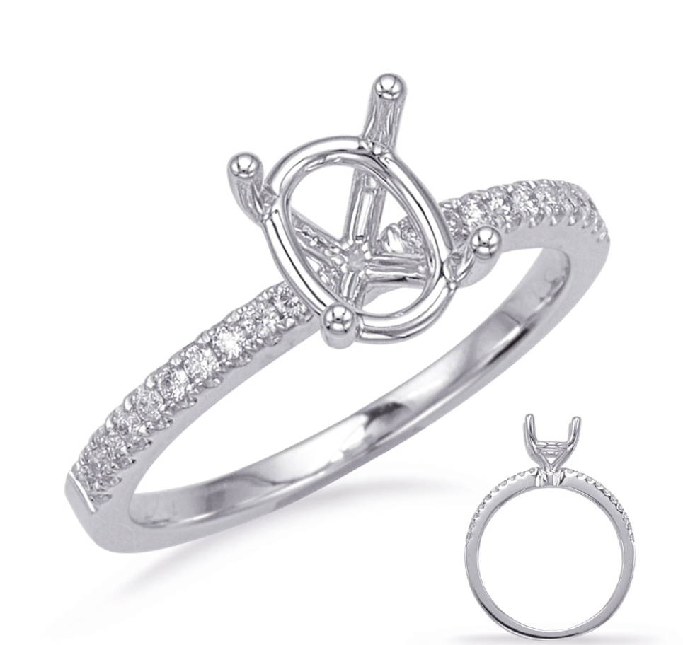 S.Kashi Diamond Semi-Mount Engagement Ring
