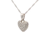 GBC Pave Diamond Heart Pendant