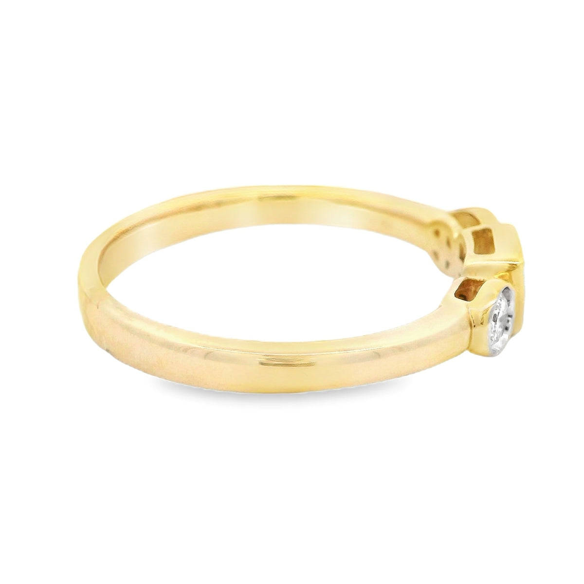 Herra Moti Baguette & Round Diamond Ring