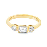 Herra Moti Baguette & Round Diamond Ring