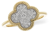 Allison Kaufman Diamond Clover Ring