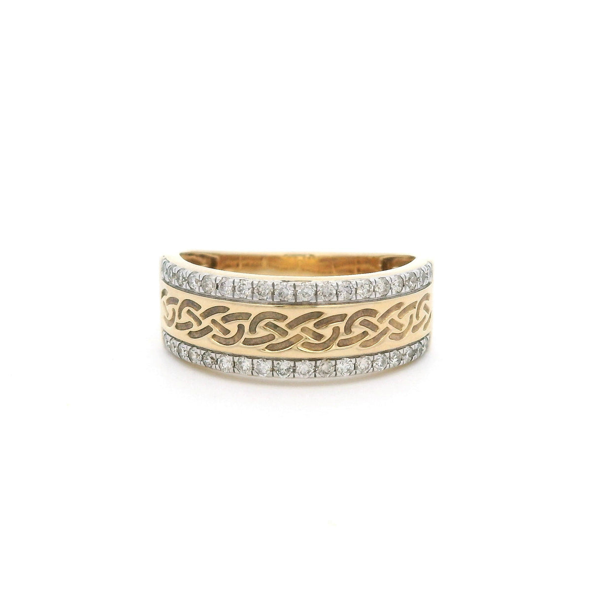 Men's Diamond Braided Ring