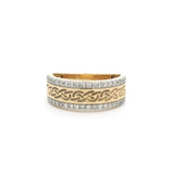 Men's Diamond Braided Ring