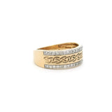 Men's Diamond Braided Ring
