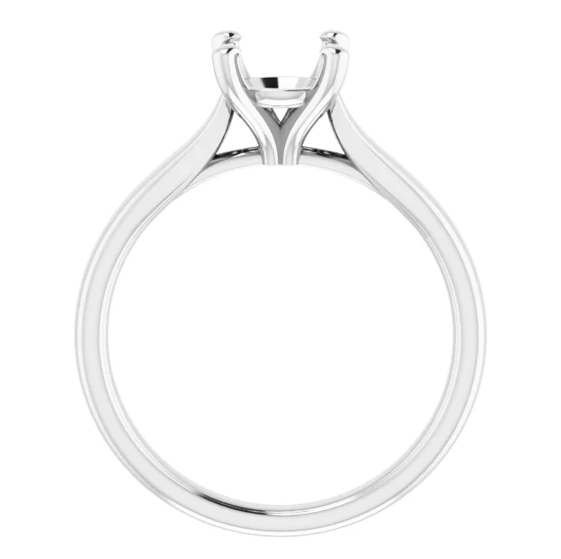 Cathedral Solitaire Semi-Mount Engagement Ring