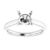 Cathedral Solitaire Semi-Mount Engagement Ring