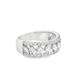 Heera Moti Baguette Diamond Ring