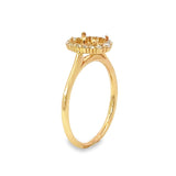 Diamond Semi-mount Engagement Ring