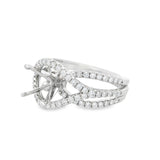 Heera Moti Diamond Engagement Ring
