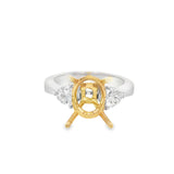 Herra Moti Three Stone Engagement Ring