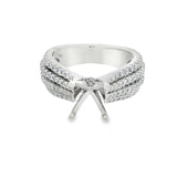 Herra Moti Tapered Diamond Engagement Ring