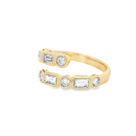 Herra Moti Diamond Bypass Ring