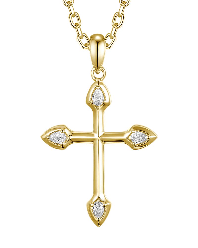 Diasun Diamond Cross Pendant