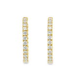 Venetti Diamond Hoop Earrings