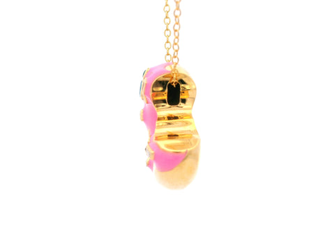 Pink Donut Pendant