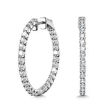 SDC Creations Diamond Hoop Earrings