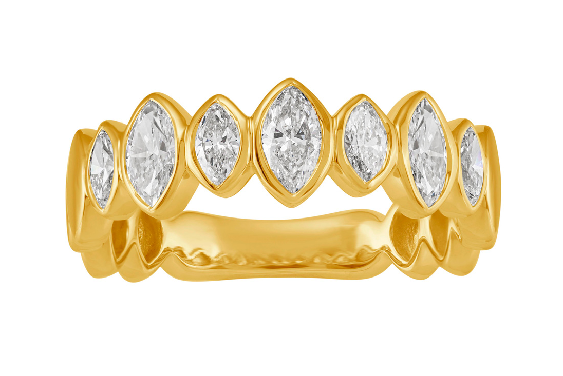 S.Kashi Marquise Diamond Ring