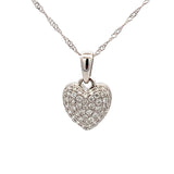 GBC Pave Diamond Heart Pendant