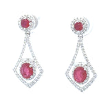 Ruby Fashion Earrings