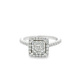 Diamond Cluster Engagement Ring