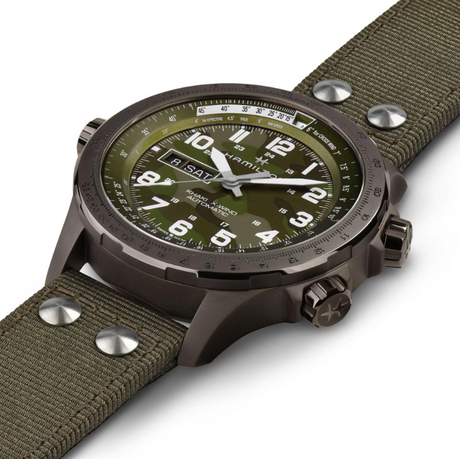 Hamilton - Khaki Aviation X-WIND Day Date Auto