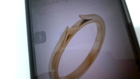 14K Yellow Gold Cathedral Peg
